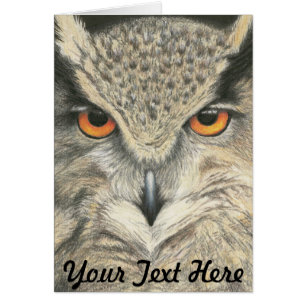 Cartão Coruja excelente