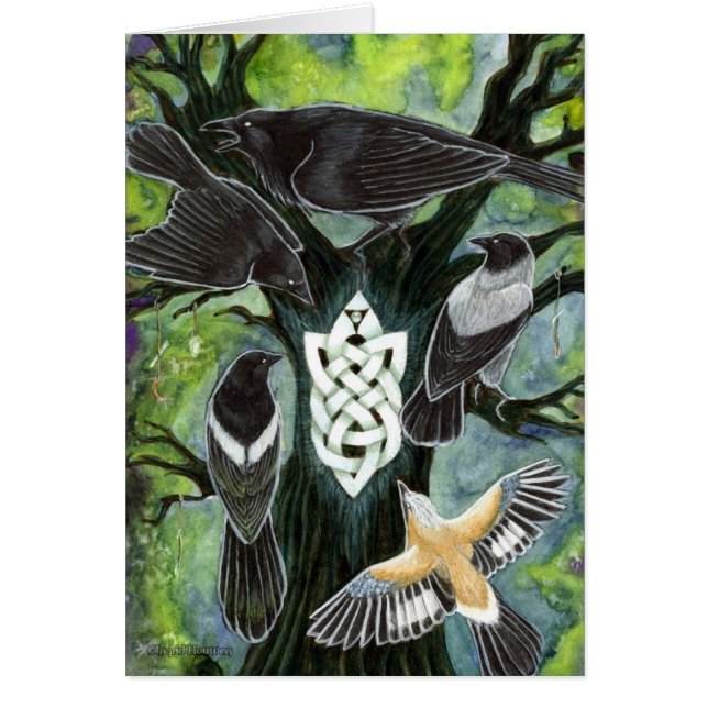 Cartão Corvidae (Frente)