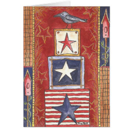 Cartão Corvo em estrelas