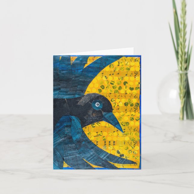Cartão Corvo Musical (Frente)