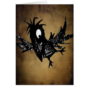 Cartão Corvo preto