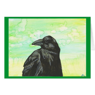 Cartão "Corvo que eu" cardo