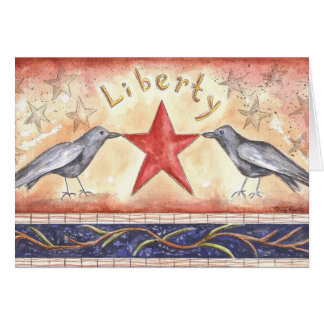 Cartão Corvos da liberdade