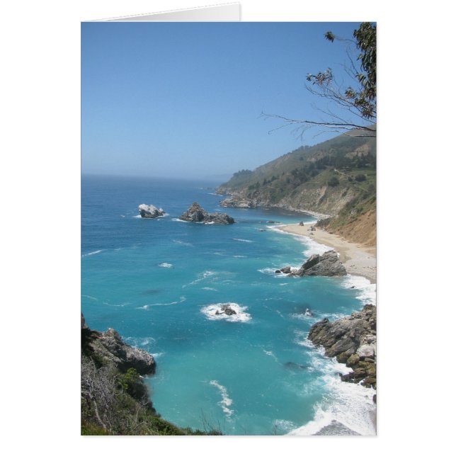 Cartão Costa da Califórnia (Frente)