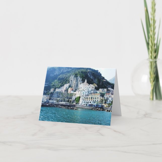 Cartão Costa de Almalfi (Frente)