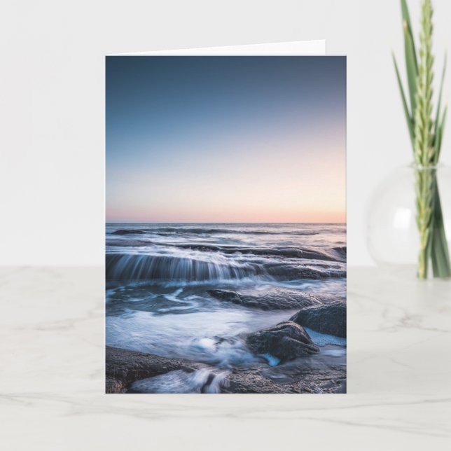 Cartão Costa de Lofoten Noruega (Frente)