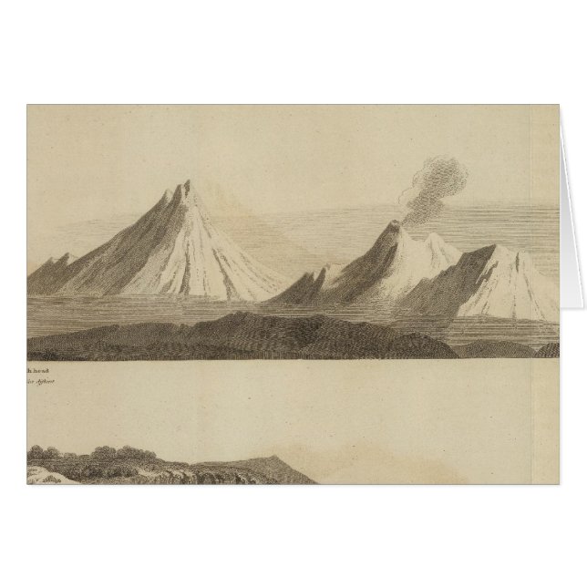 Cartão Costa Kamtschatka (Frente Horizontal)