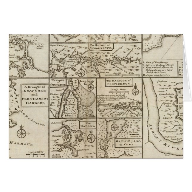 Cartão Costa Leste, EUA (Frente Horizontal)