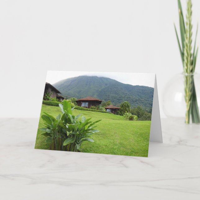 Cartão Costa Rica, vulcão arenal, (Frente)