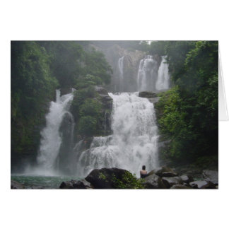Cartão Costa Rica Waterfall