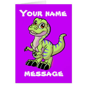 Cartão Costume de Rex do bebê