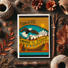 Cartão Cota Inspirativa de Graduação em Andamento da Águi