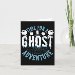 Cartão Cotação De Aventuras De Caça Ao Fantasma Para Inve