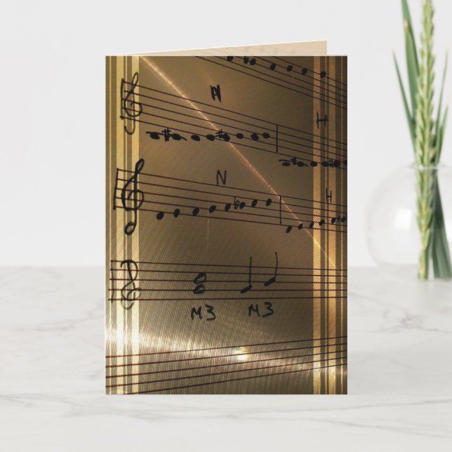 Cartão Cotação Haydn, Professor de Música Elegante (Frente)