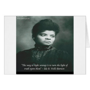 Cartão Cotação Ida B Wells & Verdade