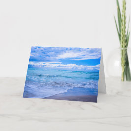 Cartão Cotação Mar, Céu e Inspirador