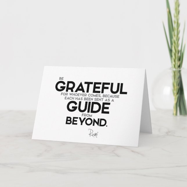 Cartão COTAS: Rumi: Guia de além (Frente)