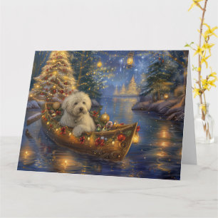 Cartão Coton De Tulear Natal Festivo Voyage