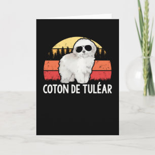 Cartão Coton de Tulear Proprietário do cão Coton de T