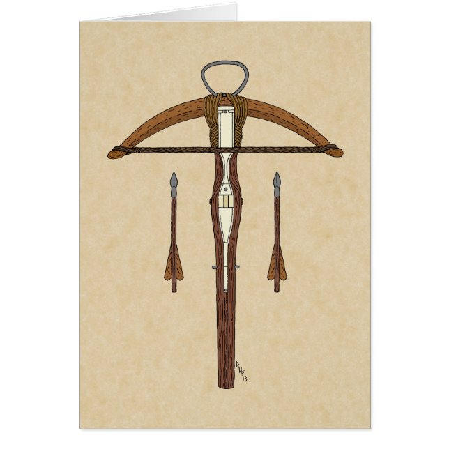 Cartão Cotovelo medieval com parafusos (Frente)