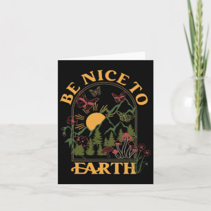 Cartão Cottagecore Aestésico Dia da Terra Salvar Planeta