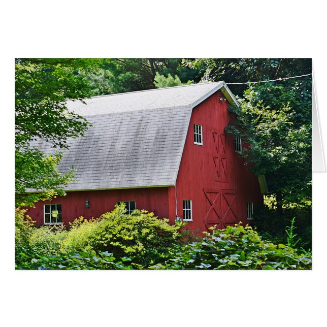 Cartão Country Barn Notecard (Frente Horizontal)