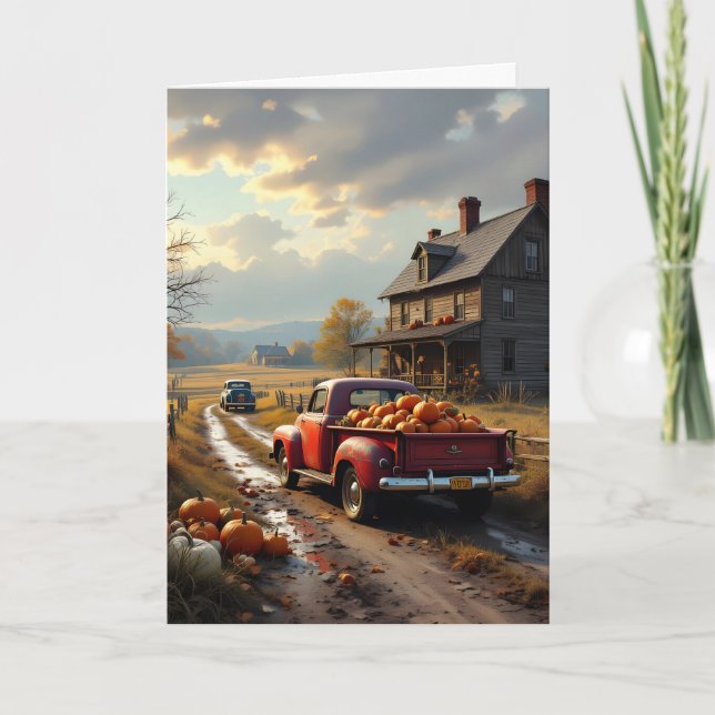 Cartão Country thanksgiving (Frente)