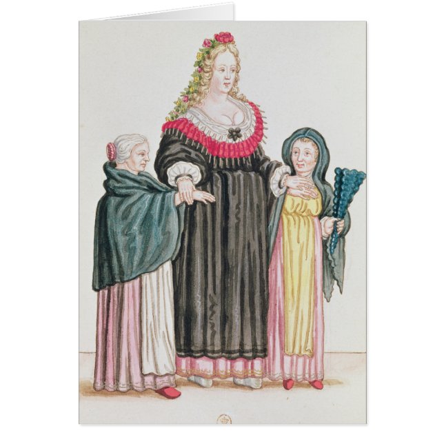 Cartão Courtesan Venetian (Frente)