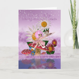 Cartão Cousin Birthday Card With Sugar Plum Fairy