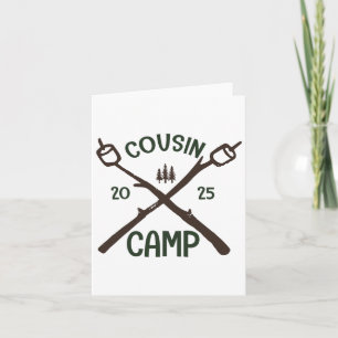 Cartão Cousin Camp 2025 Camping Group