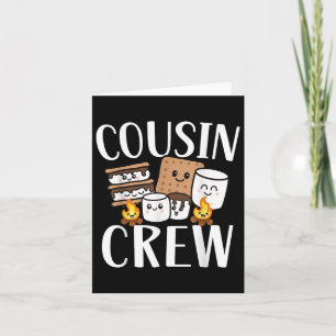 Cartão Cousin Crew 2024 Camping Trip Smore Campfire Group
