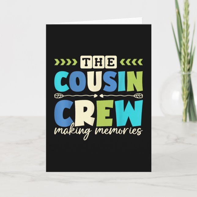 Cartão Cousin Crew 2025 Making Memories Family Vacation C (Frente)