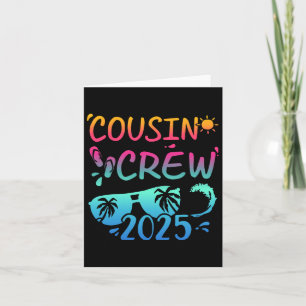 Cartão Cousin Crew 2025 Para Férias De Verão