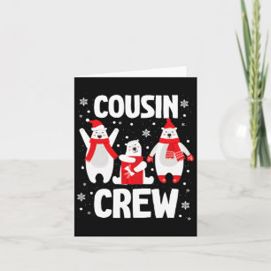 Cartão Cousin Crew Christmas Pjs - Família Polar Bear