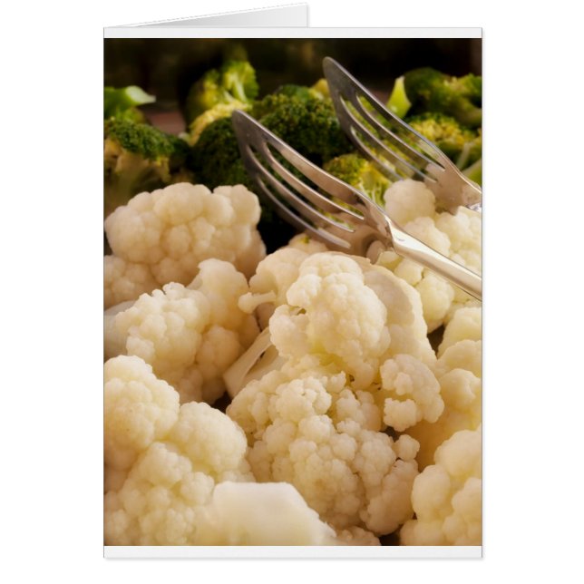 Cartão Couve-flor cozida (Frente)
