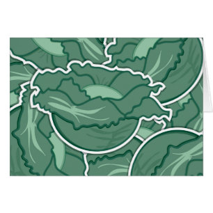 Cartão Couve-verde-funga