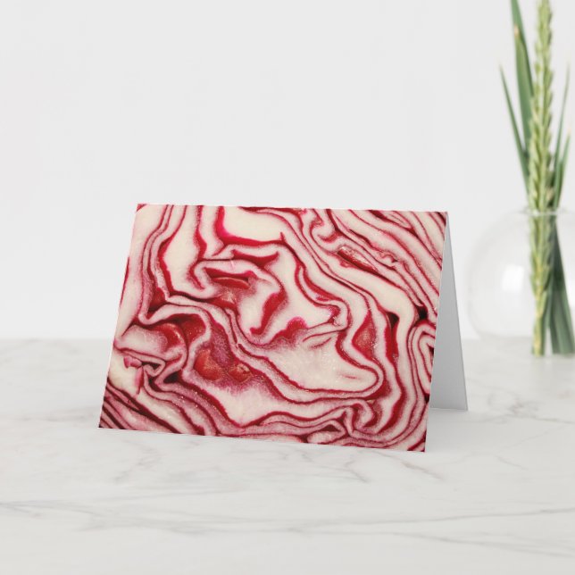 Cartão Couve-vermelha (Frente)