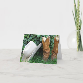Cartão Cowboy