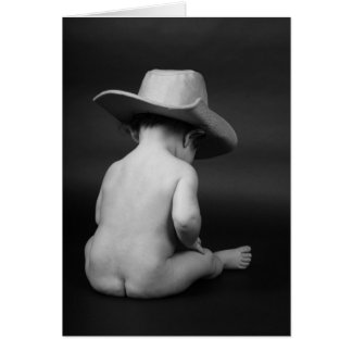 Cartão Cowboy Baby