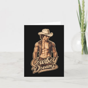 Cartão Cowboy Dreams Sticker