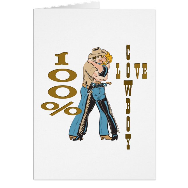 Cartão Cowboy Love (Frente)