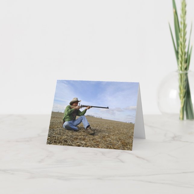 Cartão Cowboy Notecard (Frente)
