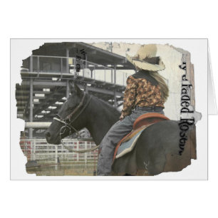 Cartão Cowgirl