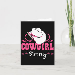 Cartão Cowgirl Barrel Racing Roping Horseback Rode