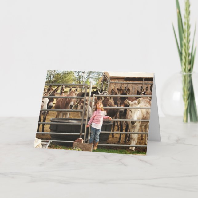 Cartão Cowgirl Engraçada Médica IG Feminina - Ocidental (Frente)