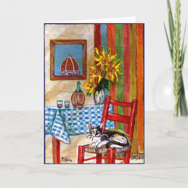 CARTÃO COZINHA ITALIANA EM FLORENÇA (Frente)