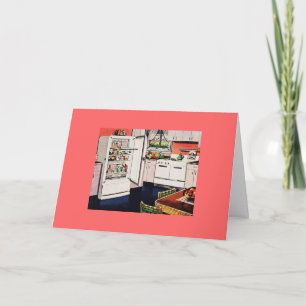 Cartão Cozinha Retro