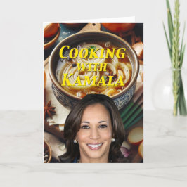 Cartão Cozinhar Com Kamala