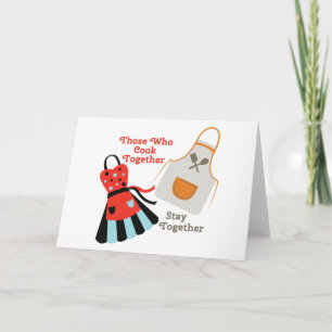 Cartão Cozinhar juntos