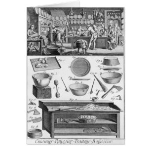 Cartão Cozinheiro, Pastrycook, fornecedor